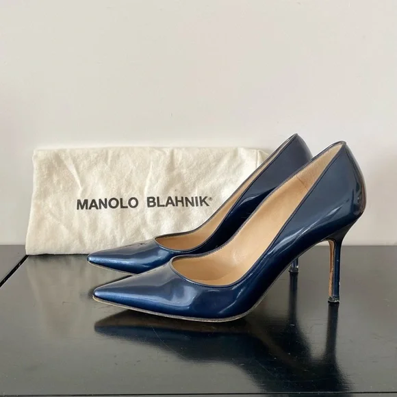 Manolo Blahnik | Shoes | Manolo Blahnik Patent Leather Bb Sz 36